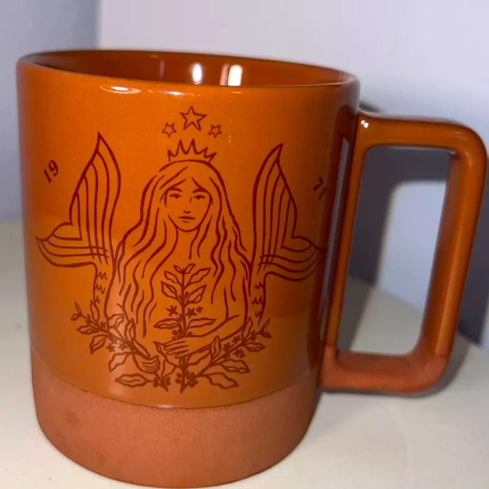 Starbucks Cup Clay Mermaid Siren Mug 50th Anniversary Limited Edition Rare